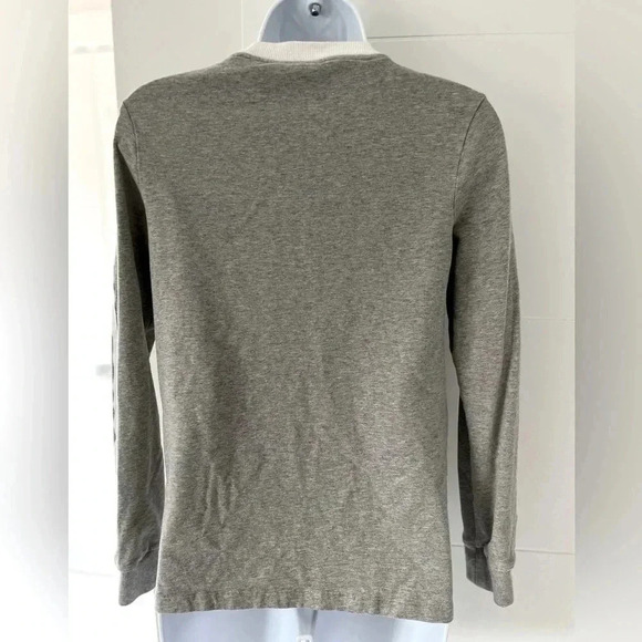 Adidas/ 💰2 FOR $10💰Grey  and white/ Long sleeve shirt/ Size US XS - Picture 4 of 10